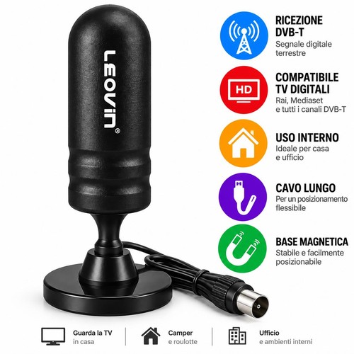 Antenna portatile dvb t2 - antenna, dvb-t2